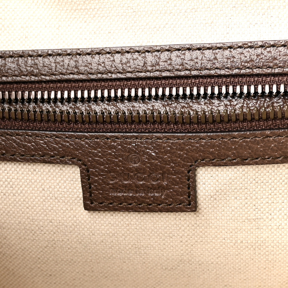 Gucci GG Supreme Monogram Web Small Ophidia Half Moon Hobo Brown 6 of 10