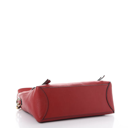 Chloe Calfskin Small Faye Day Shoulder Bag Dahlia Red 4 of 7