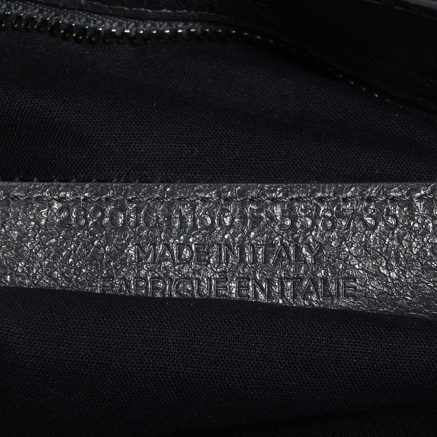 Agneau Giant 12 Silver Hardware Velo Gris Fossile Anthracite