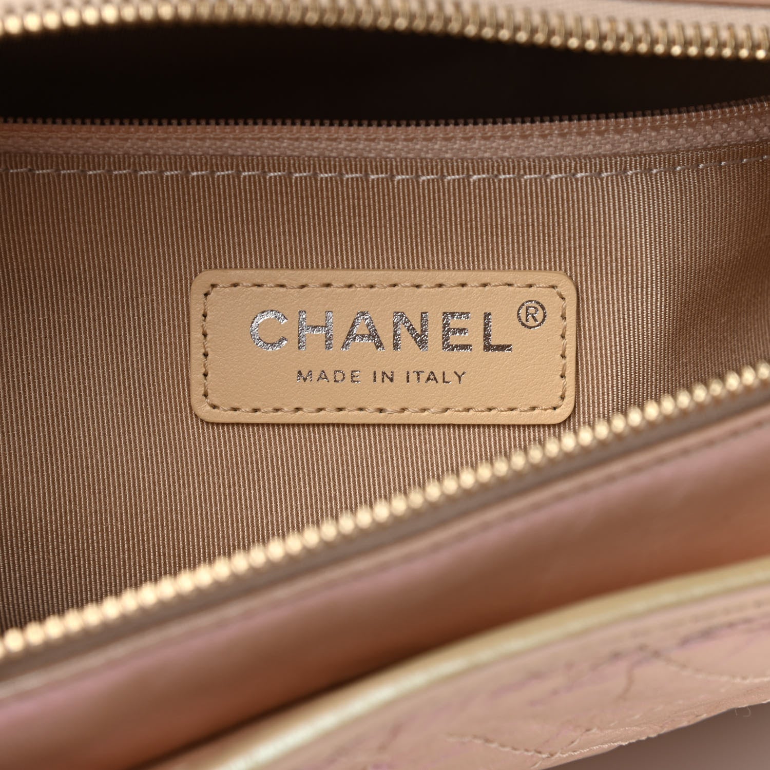 Chanel Iridescent Aged Calfskin Quilted Medium Gabrielle Hobo Light Pink 5 of 10
