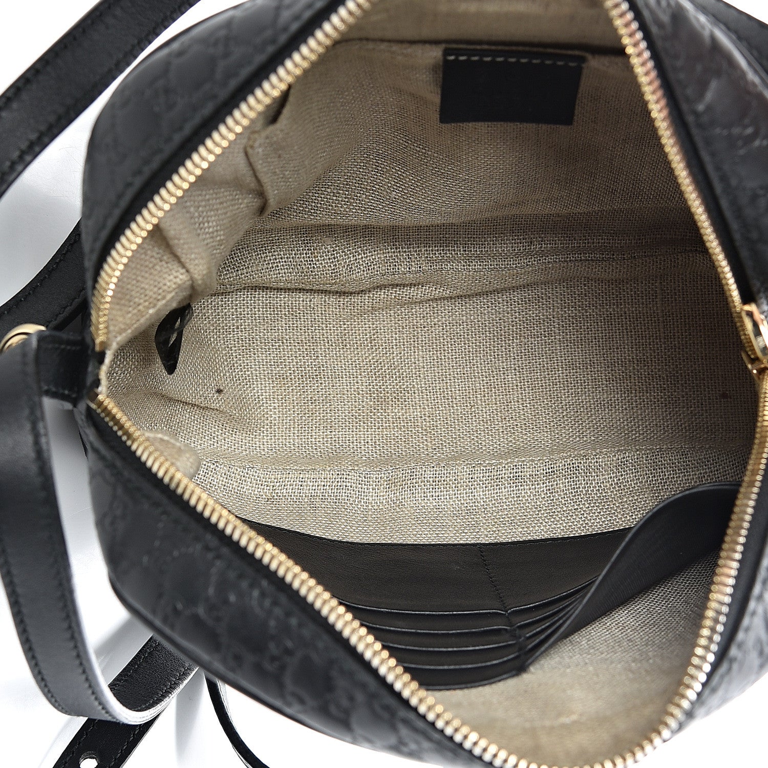 Gucci Microguccissima Mini Bree Messenger Bag Black 4 of 14