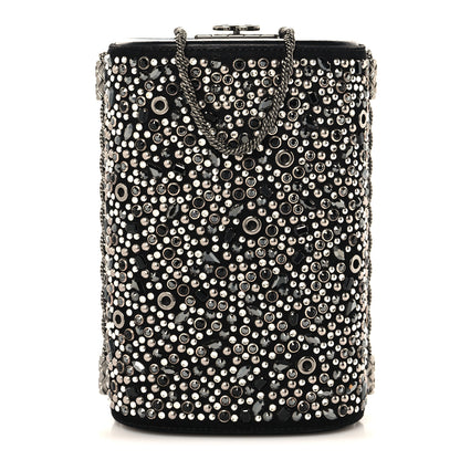 Chanel Crystal Calfskin Minaudiere Clutch Black 1 of 11