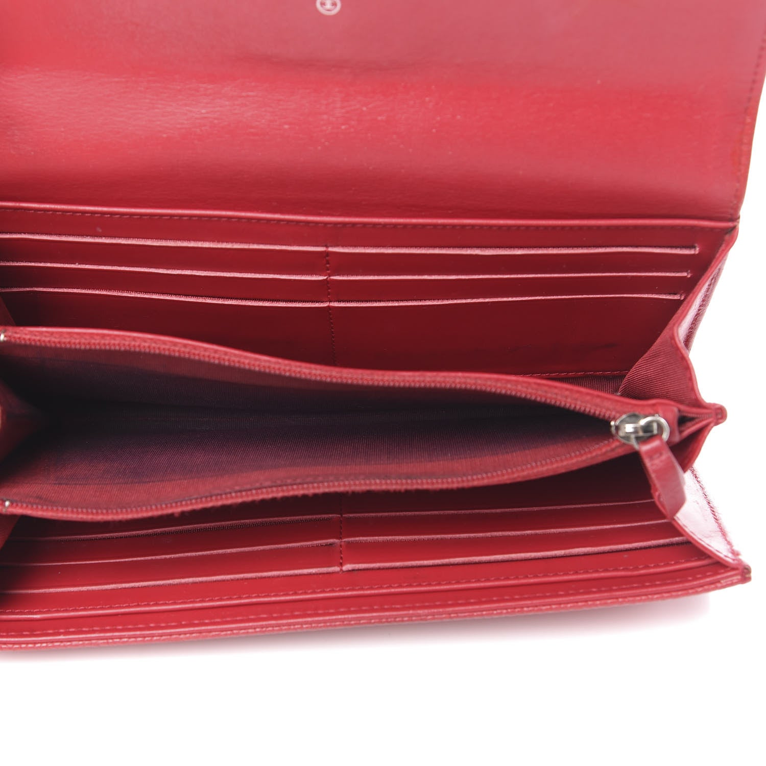 Chanel Caviar Timeless CC Large Flap Wallet Red 5 of 18