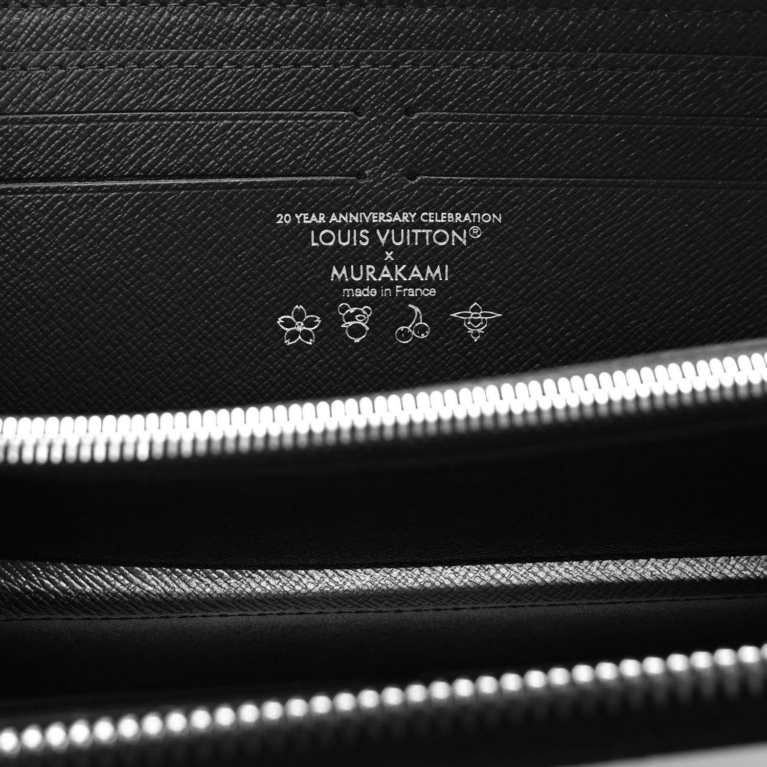 Louis Vuitton LV X TM Monogram Multicolor Clemence Wallet Black 6 of 7