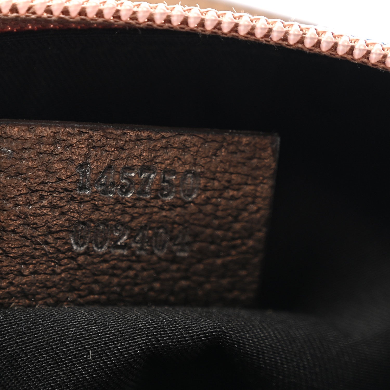 Gucci Monogram D Ring Cosmetic Case Metallic Bronze 8 of 12