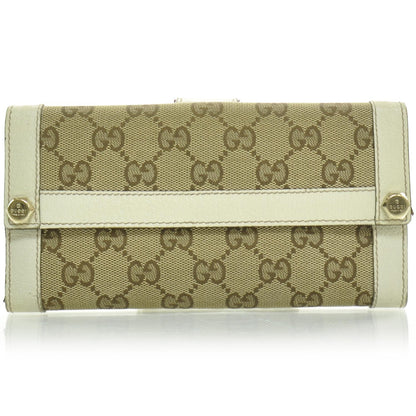 Gucci Monogram Continental Charmy Wallet Ivory 1 of 6