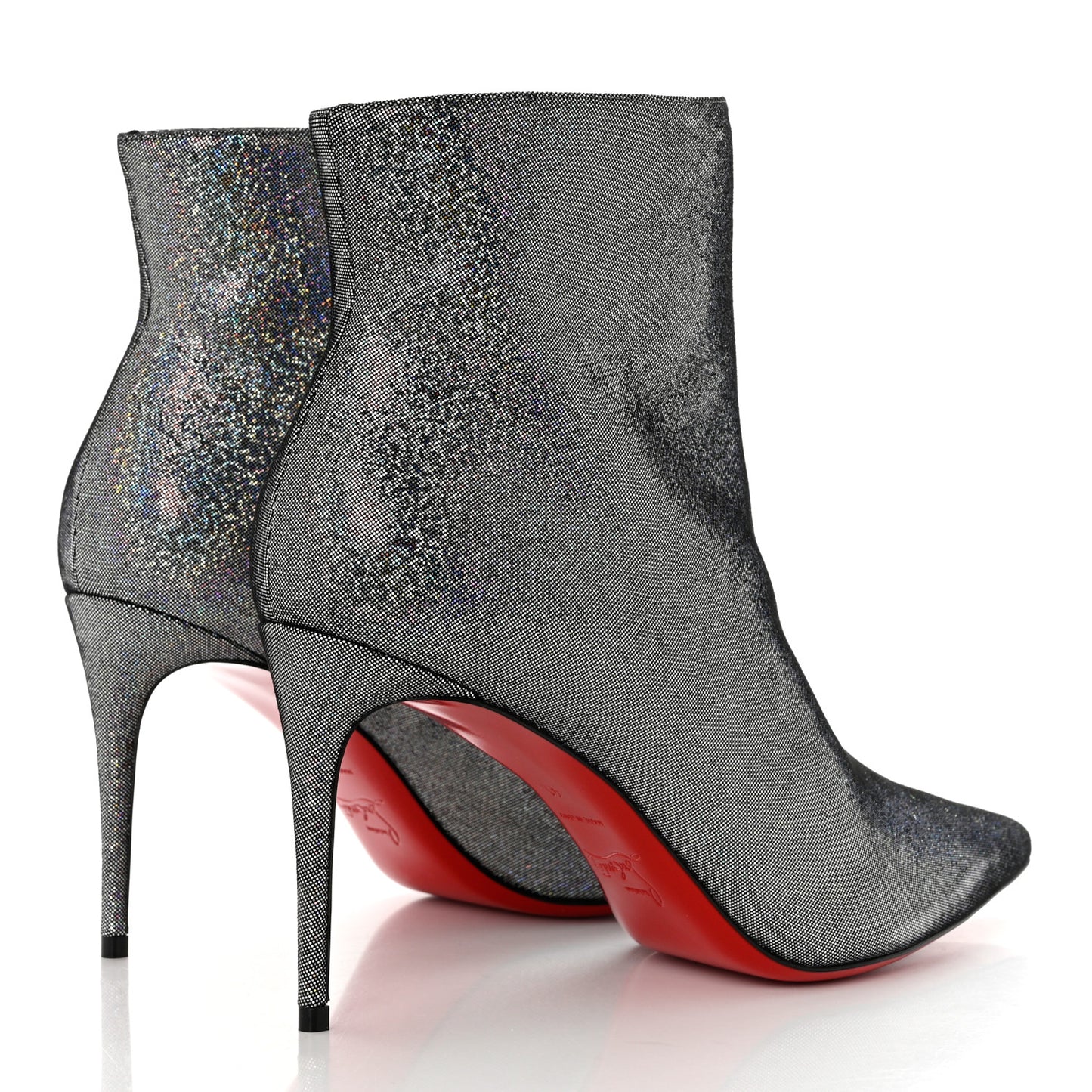 Glitter So Kate Booty 85 Disco Queen Ankle Boots 41 Silver Multicolor