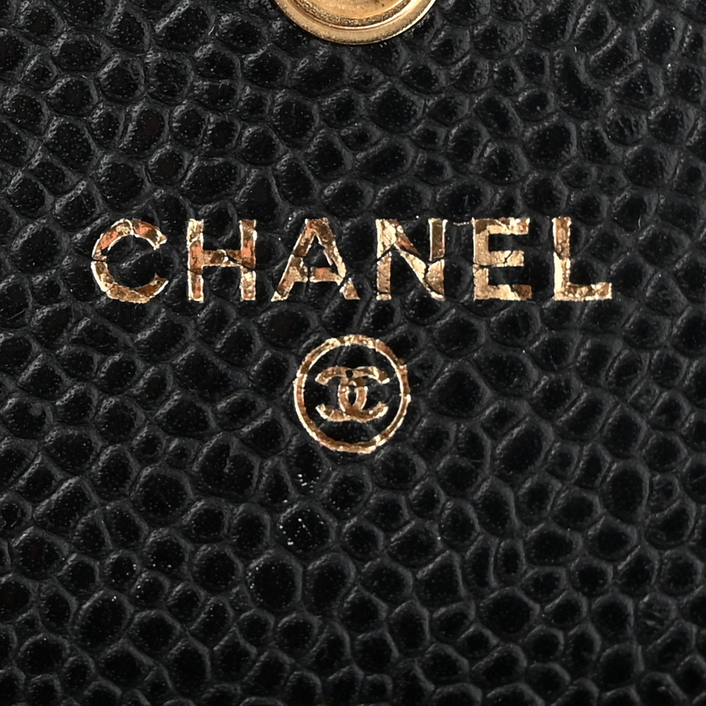 Caviar Quilted Large Gusset Flap Wallet Black