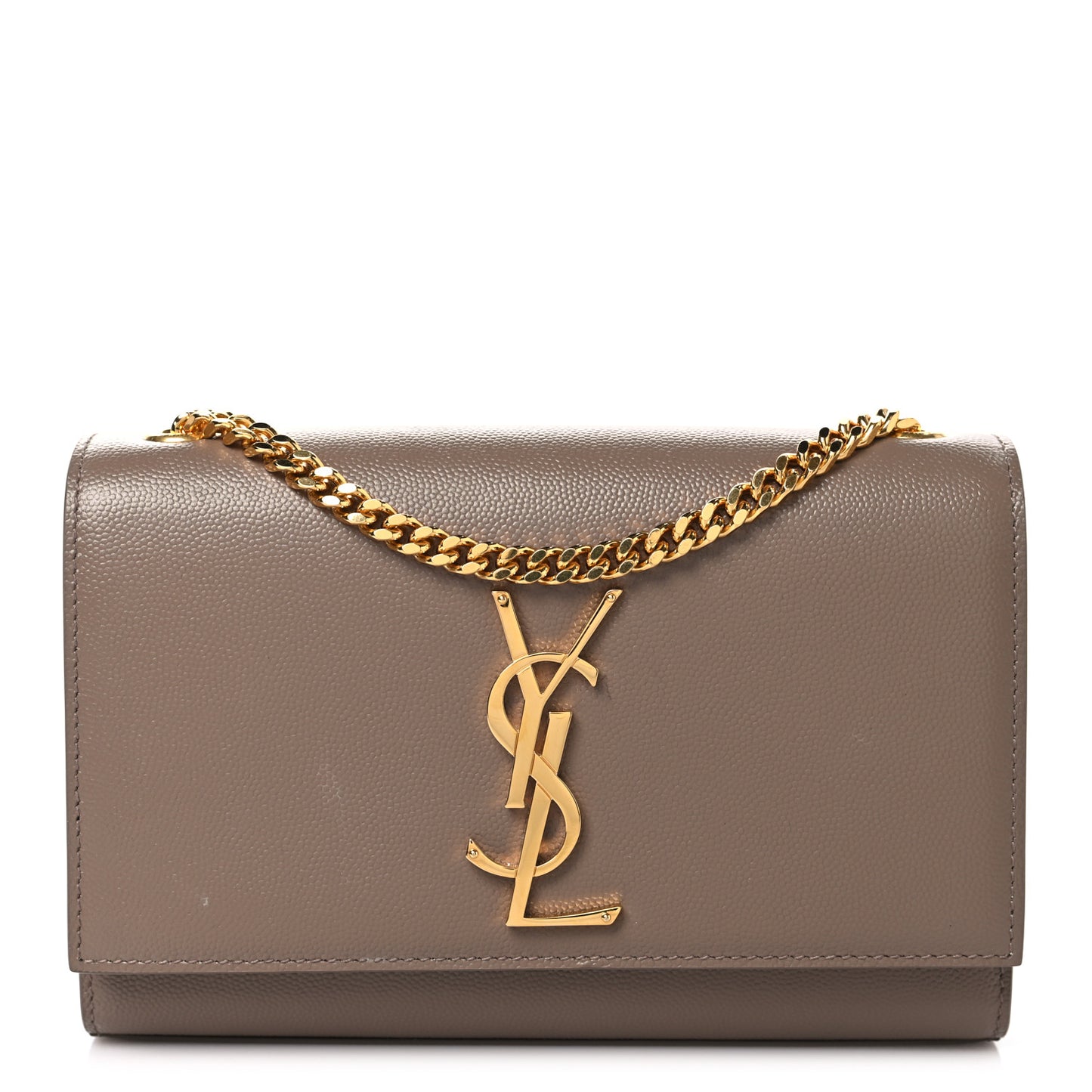 Grain De Poudre Small Monogram Kate Satchel Taupe