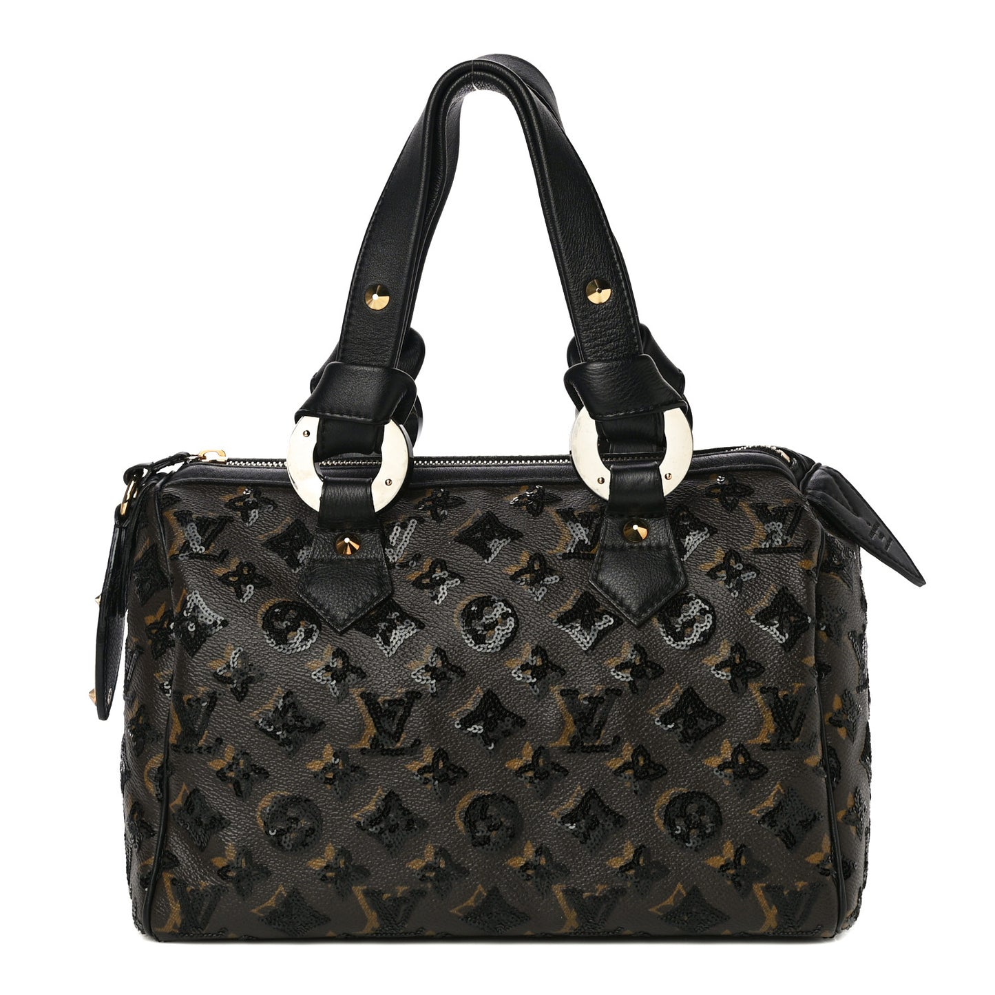Monogram Sequins Eclipse Speedy 28 Black