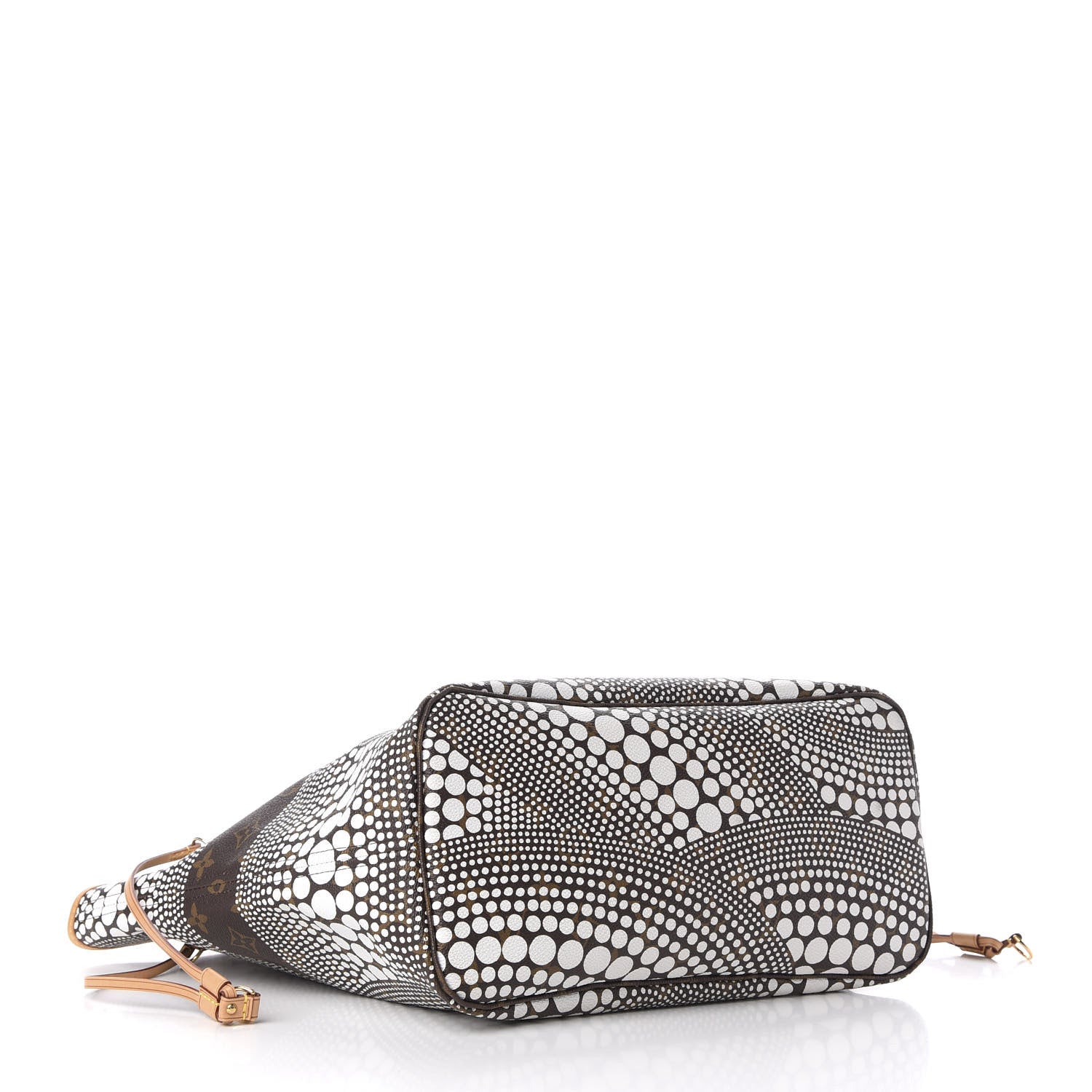 Louis Vuitton Monogram Kusama Waves Neverfull MM White 4 of 10