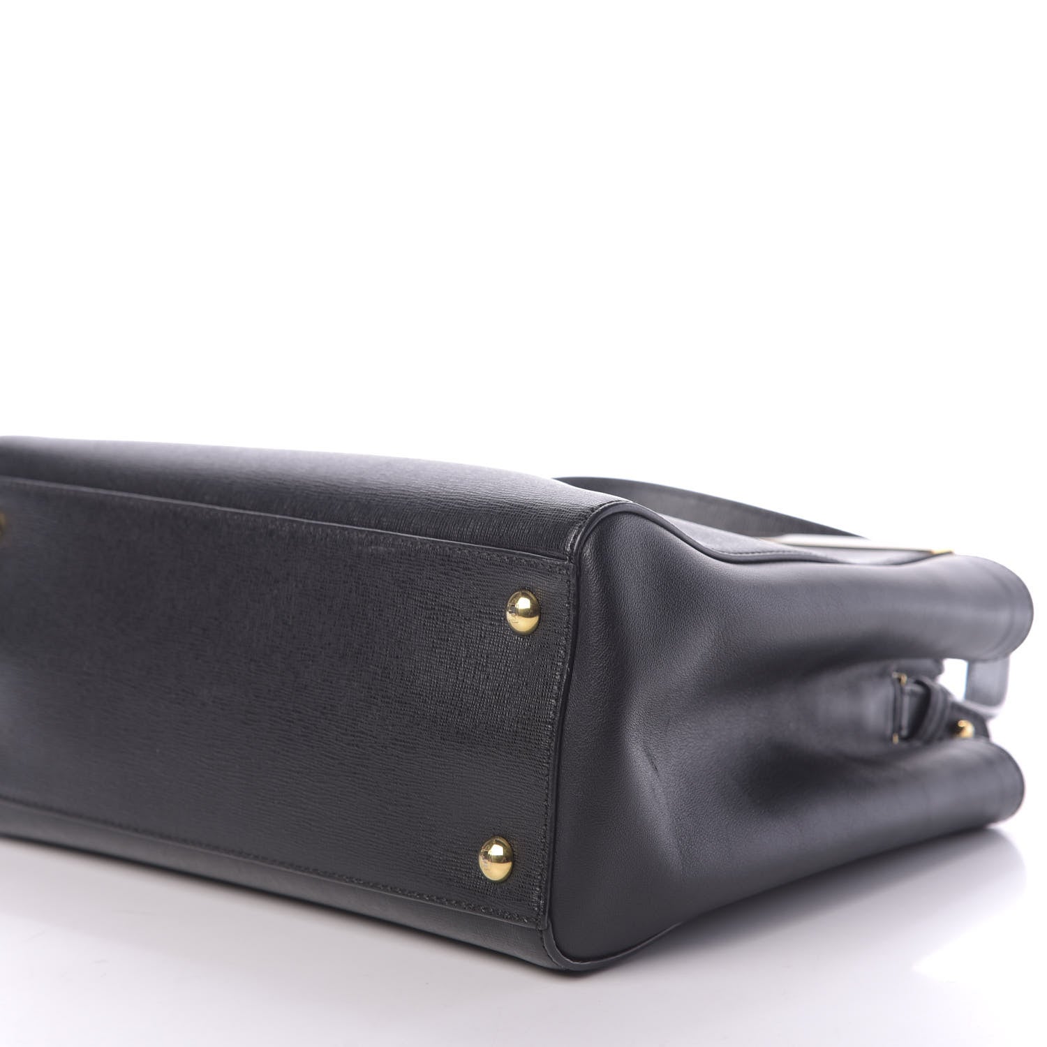 Fendi Vitello Elite Petite 2Jours Tote Black 7 of 10