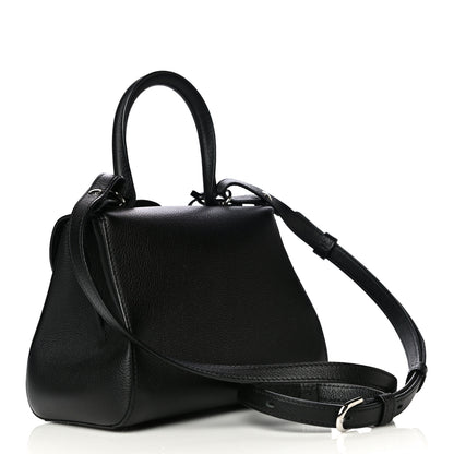 Delvaux Calfskin Mini Brillant Satchel Black 3 of 10