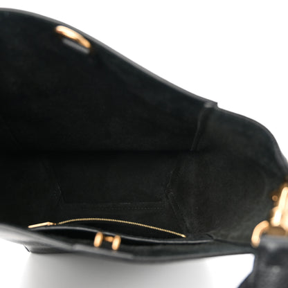 Celine Soft Grained Calfskin Small Sangle Bucket Bag Black 5 of 9