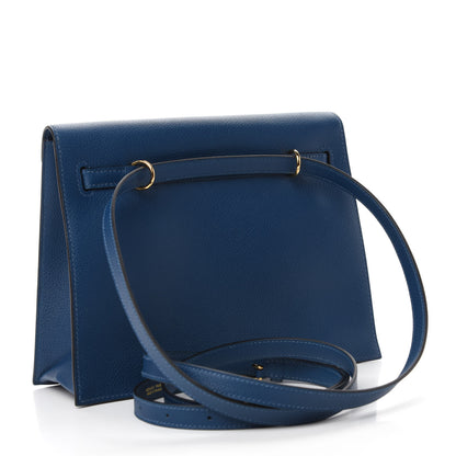 Hermes Evercolor Kelly Danse II Belt Bag Deep Bleu 3 of 13