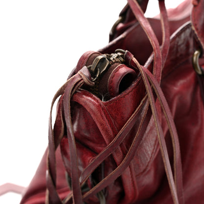 Balenciaga Agneau Classic Hardware City Dark Wine 14 of 18