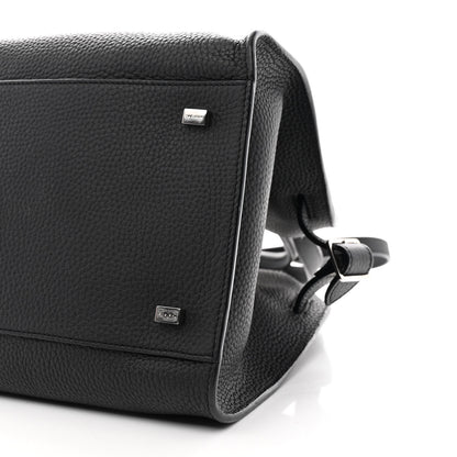 The Row Matte Grained Calfskin Soft Margaux 12 Black 9 of 12