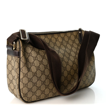 Gucci GG Plus Monogram Front Pocket Messenger Dark Brown 3 of 11