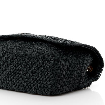 Saint Laurent Raffia Monogram Medium Jamie Black 11 of 11