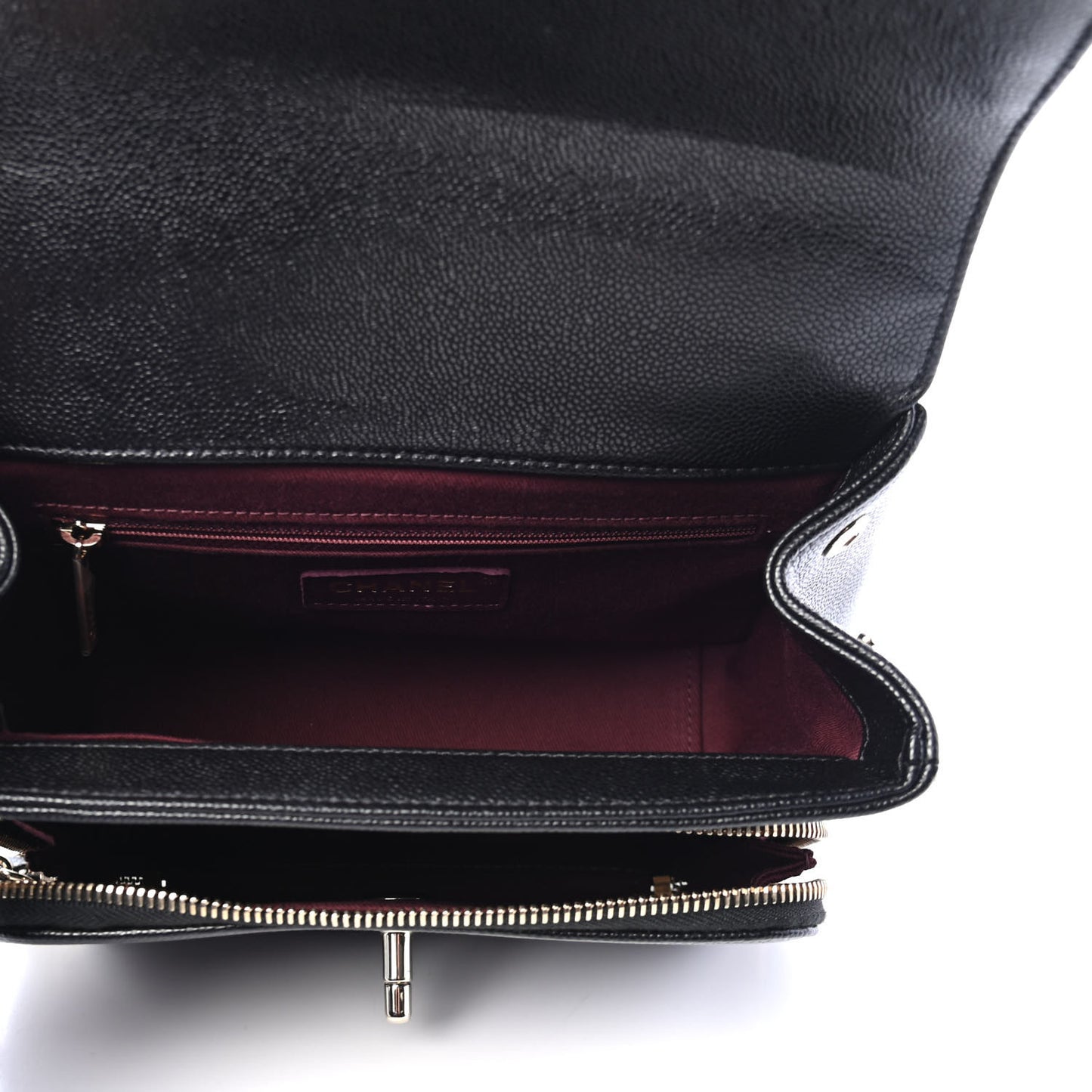 Caviar Quilted Medium Business Affinity Flap Black
