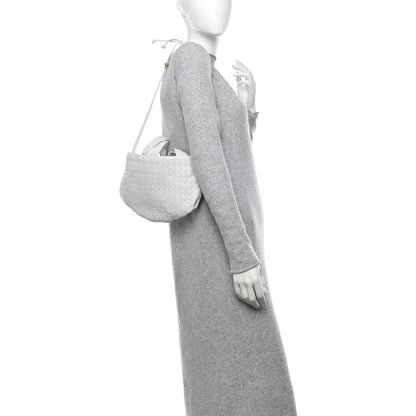 Bottega Veneta Nappa Intrecciato Small Bulb White 2 of 10