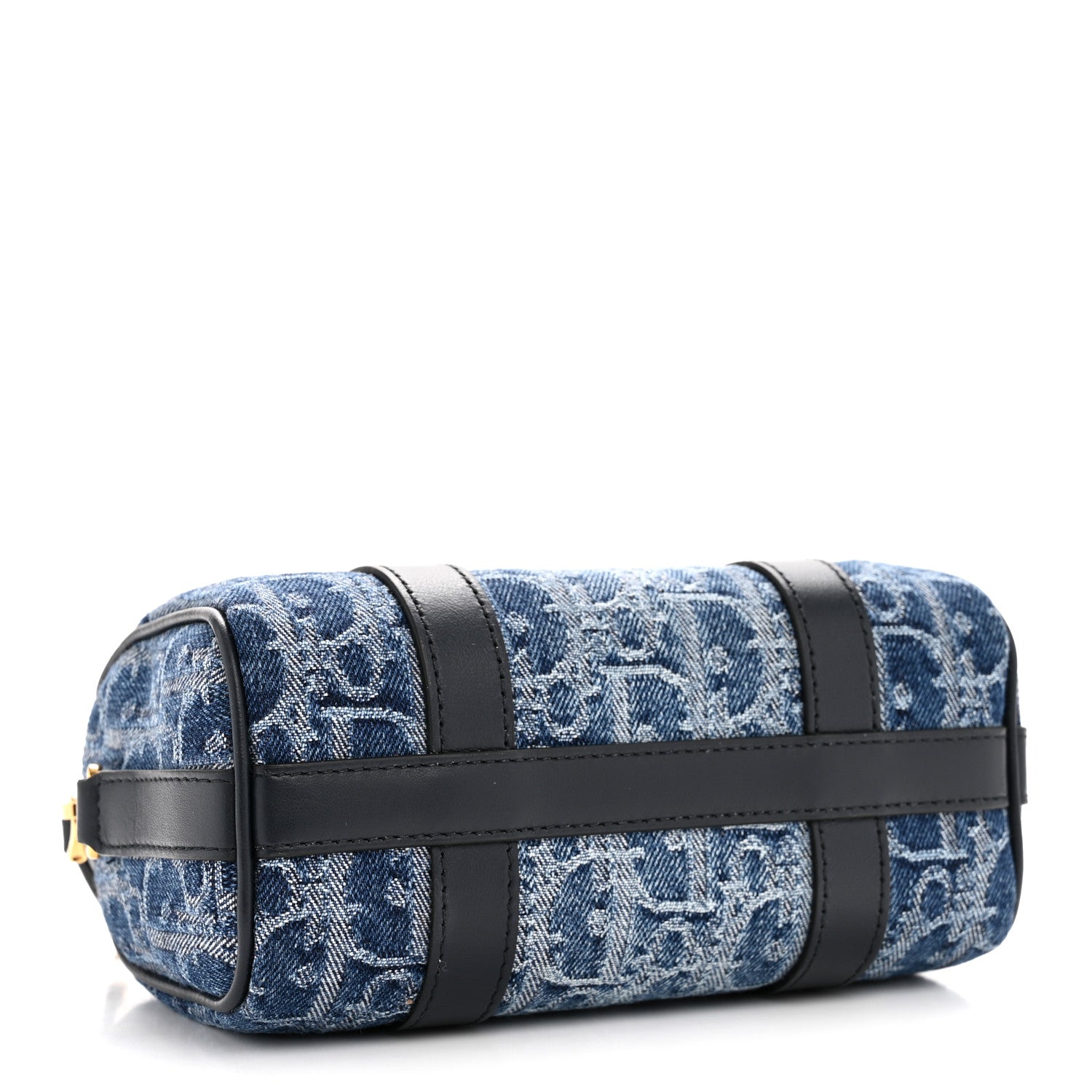Christian Dior Denim Oblique Nano Groove 17 Bag Blue 4 of 11