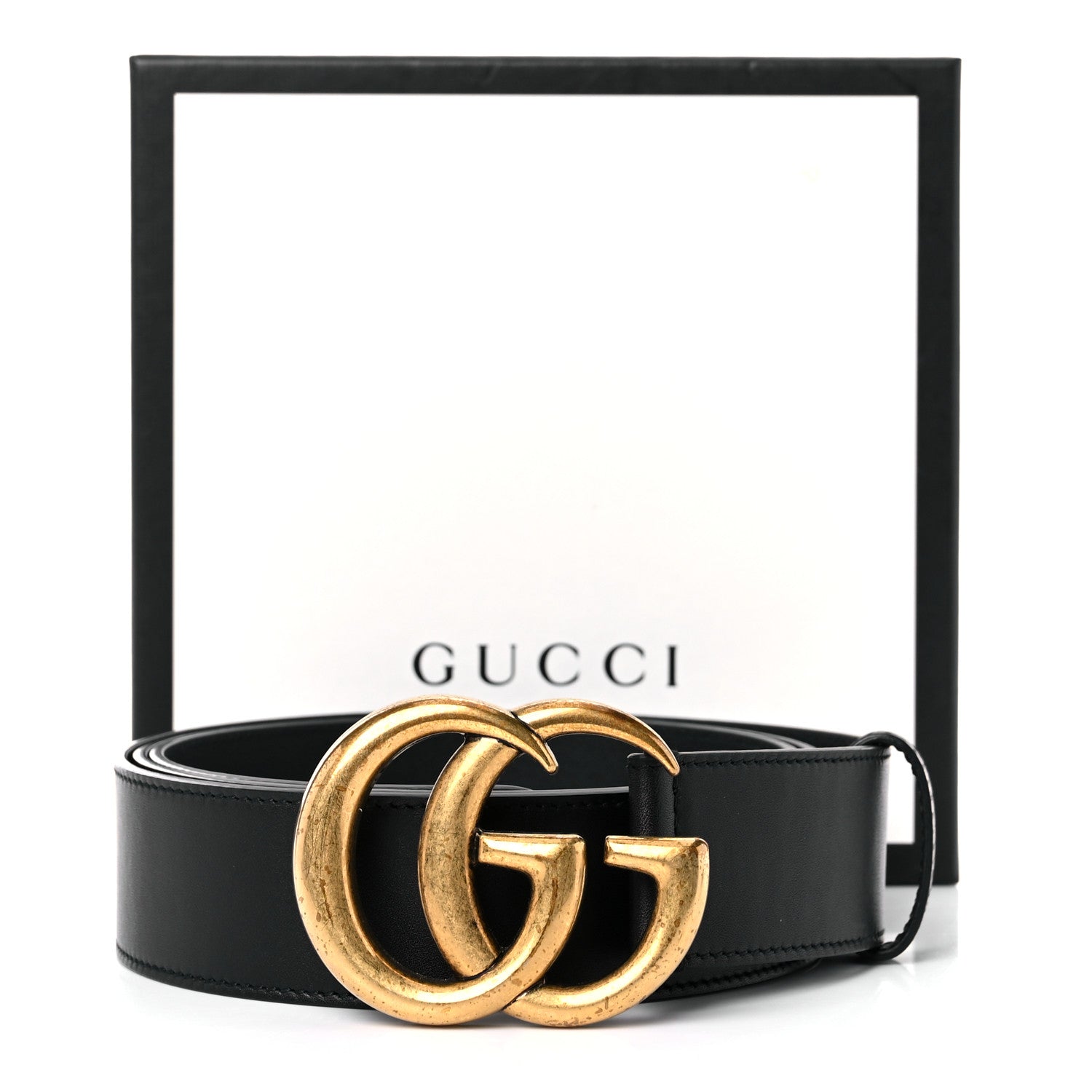 Gucci Calfskin Double G 40mm Belt 115 46 Black 8 of 8