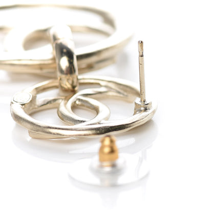 Chanel CC Drop Earrings Gold 3 of 5