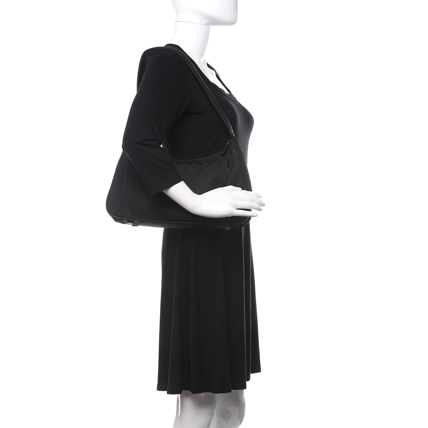 Prada Tessuto Nylon Sport Shoulder Bag Black 2 of 11