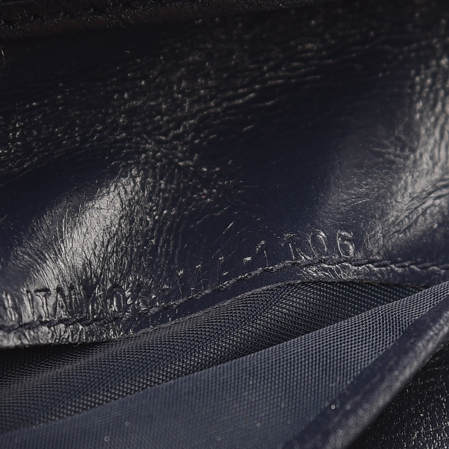 Christian Dior Lambskin Diorama Elancee Wallet Dark Marine 9 of 12