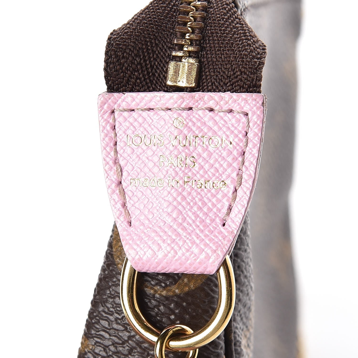 Louis Vuitton Monogram 2016 Christmas Animation Mini Pochette Accessories Rose Ballerine 7 of 8