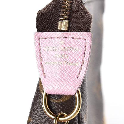 Louis Vuitton Monogram 2016 Christmas Animation Mini Pochette Accessories Rose Ballerine 7 of 8