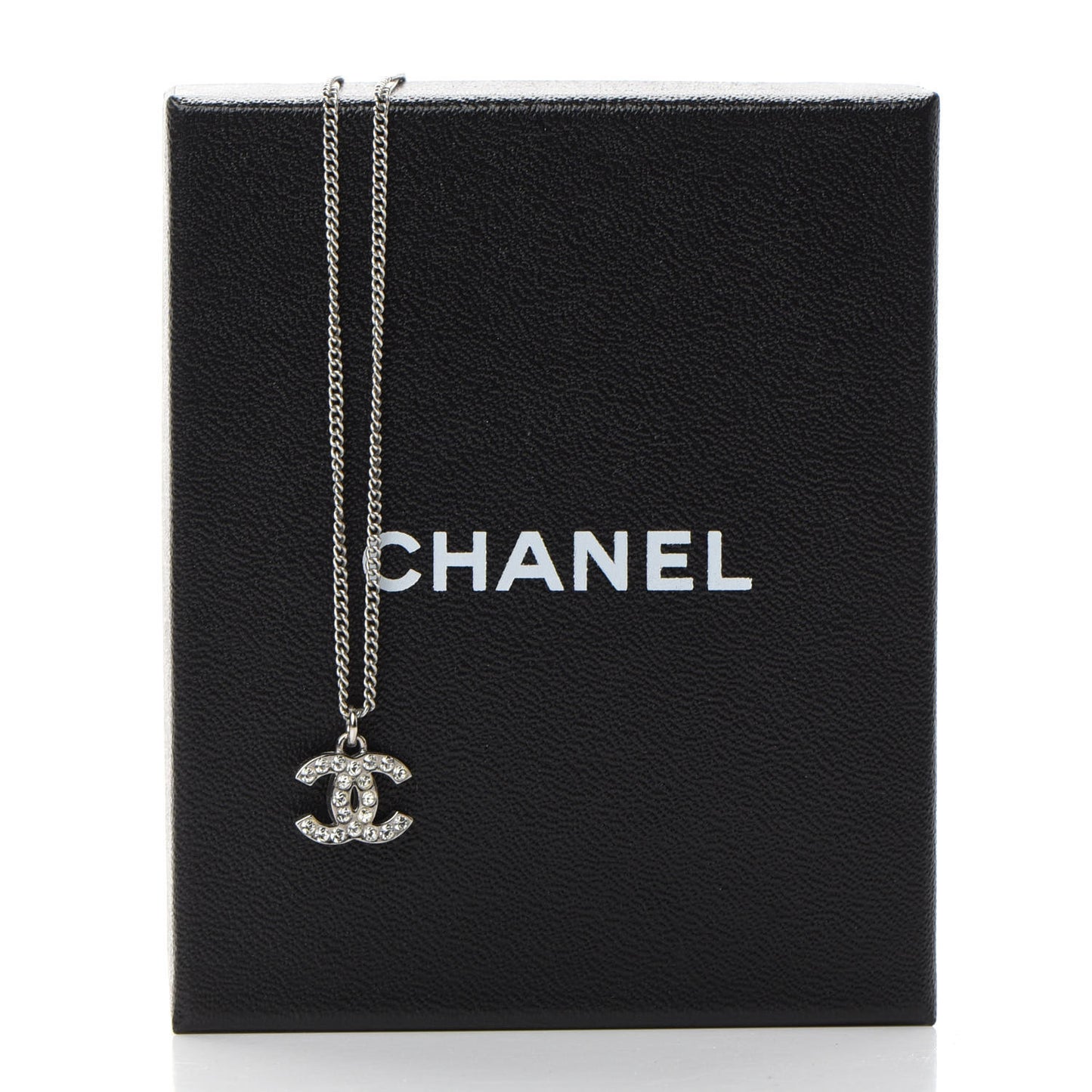 Crystal Timeless CC Necklace Silver