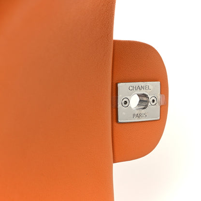 Chanel Lambskin Quilted Mini Rectangular Flap Orange 7 of 11
