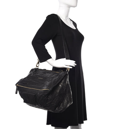 Givenchy Tumbled Sheepskin Large Pandora Black 2 of 17
