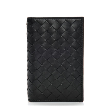 Bottega Veneta Intrecciato VN Card Case Nero Black 1 of 7