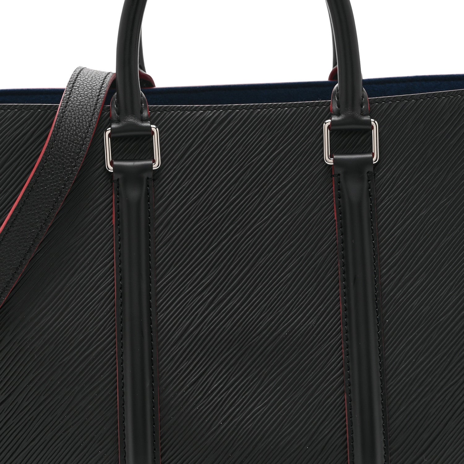 Louis Vuitton Epi Soufflot MM NM Black 7 of 10