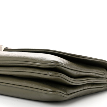 Balenciaga Calfskin Medium BB Soft Flap Bag Army Green 10 of 10