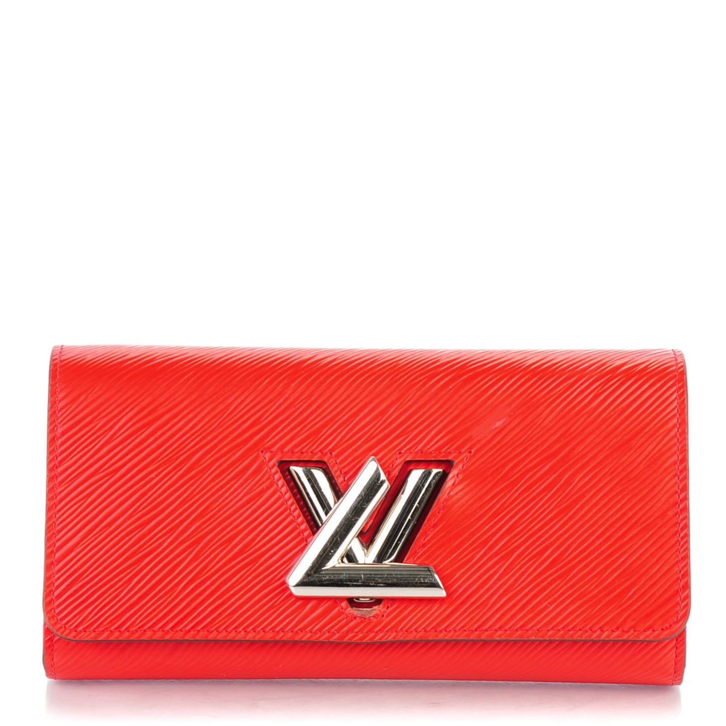 Epi Twist Wallet Coquelicot