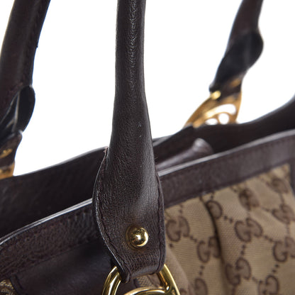 Gucci Monogram Medium Interlocking Icon Tote Dark Brown 14 of 14