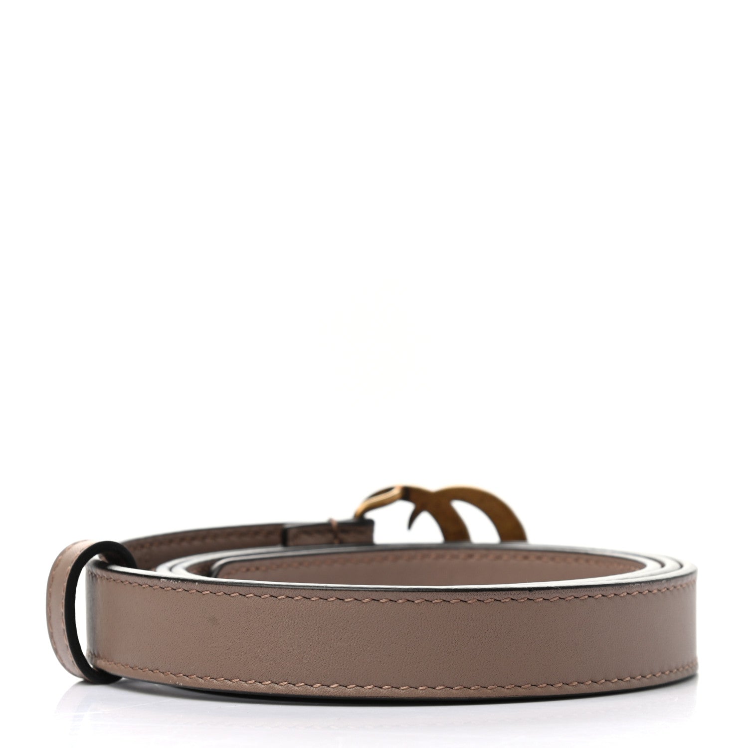 Gucci Calfskin Pearl Double G 20mm Belt 85 34 Porcelain Rose 2 of 5