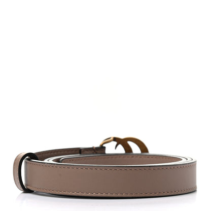 Gucci Calfskin Pearl Double G 20mm Belt 85 34 Porcelain Rose 2 of 5