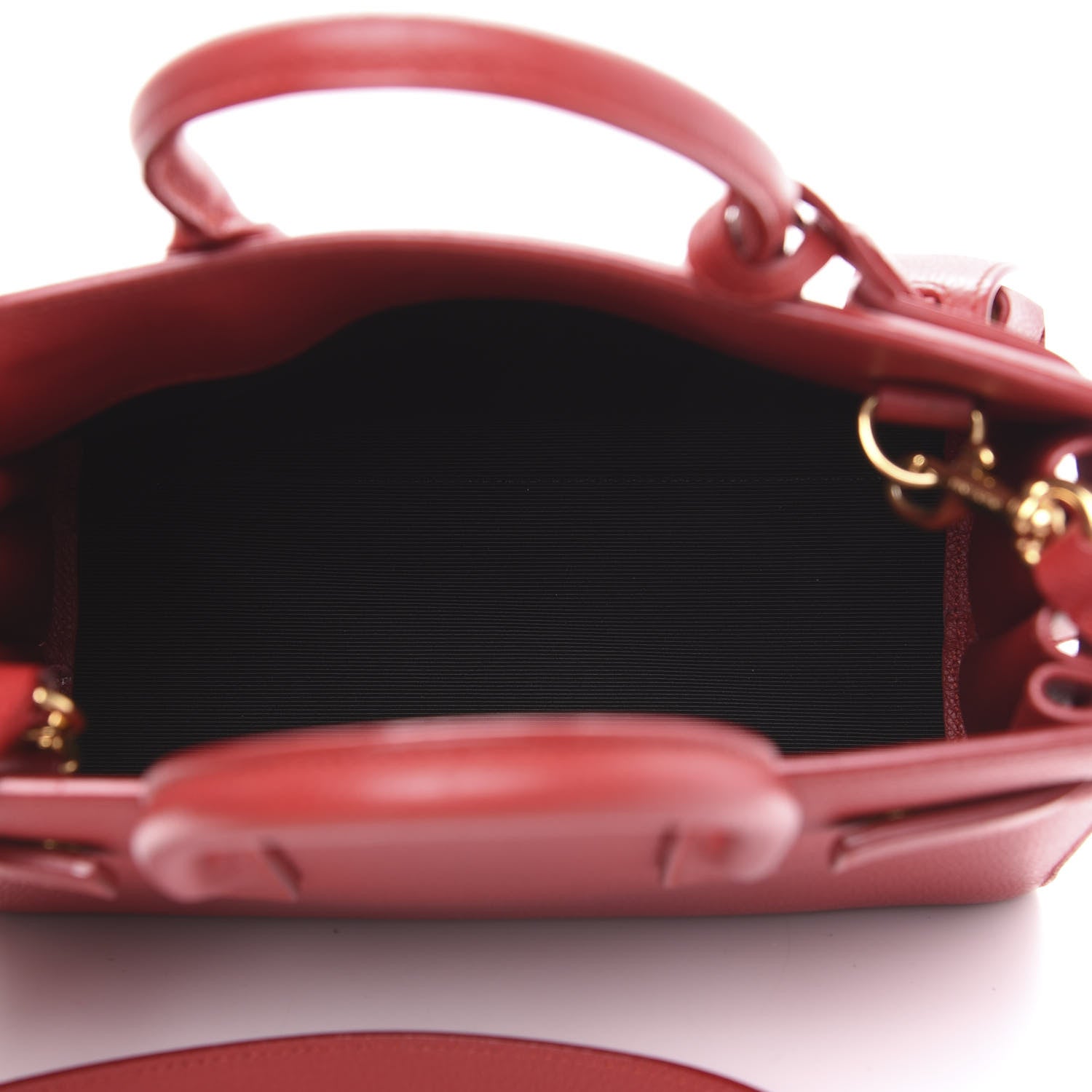 Saint Laurent Grained Calfskin Nano Sac De Jour Lipstick Red 6 of 12