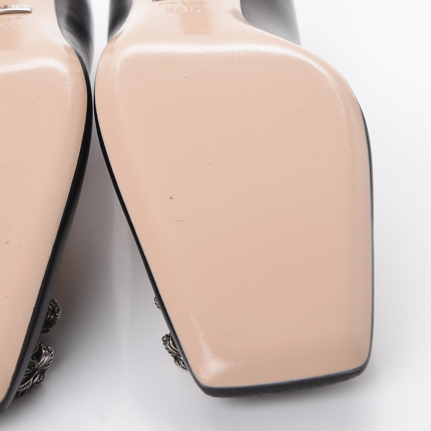 Gucci Lambskin Dionysus Pumps 36.5 Black 11 of 11