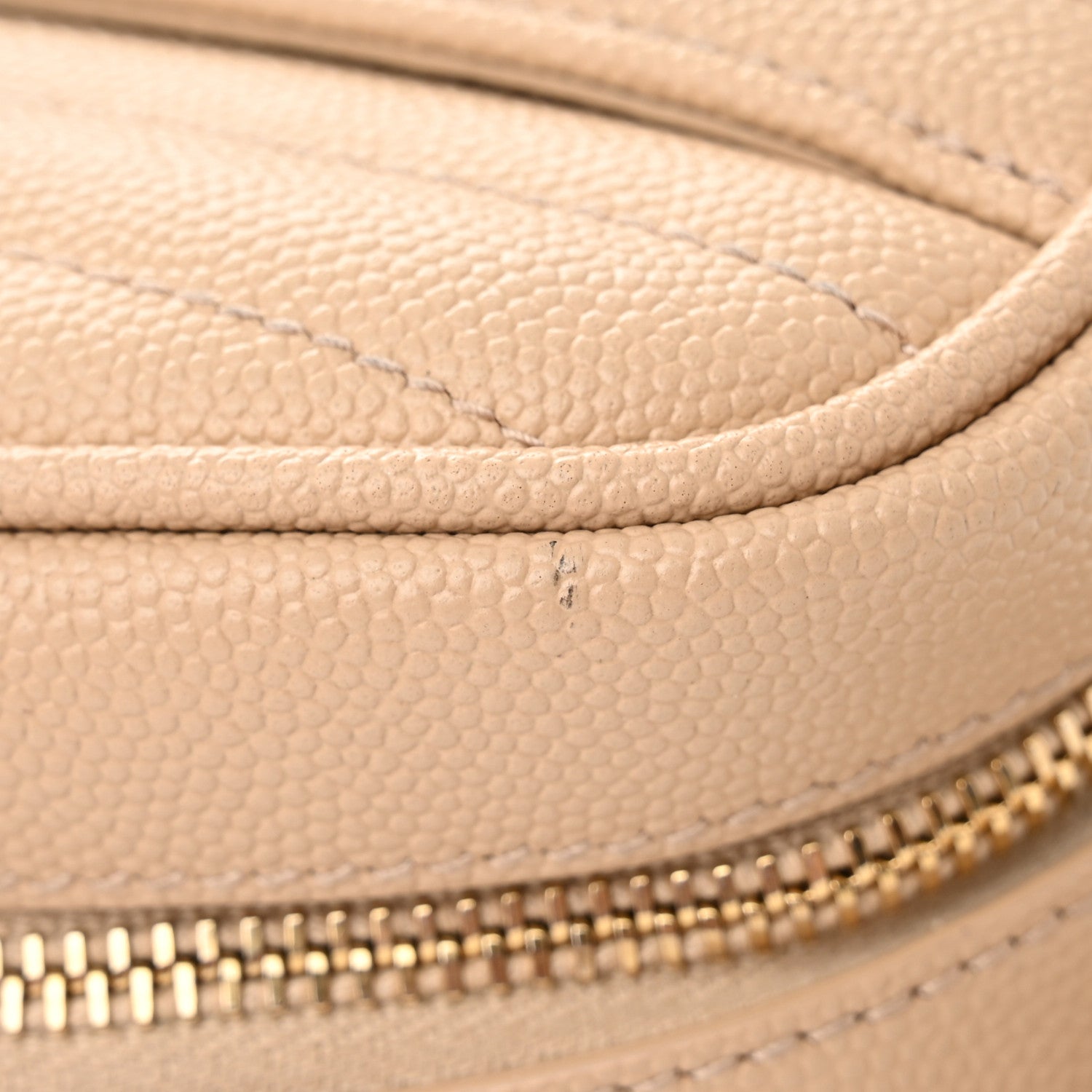 Saint Laurent Grain De Poudre Matelasse Monogram Mini Lou Camera Bag Dark Beige 11 of 12