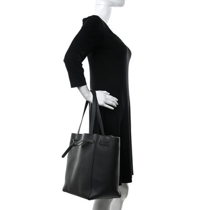Celine Soft Grained Calfskin Small Belt Cabas Phantom Liquorice 2 of 10