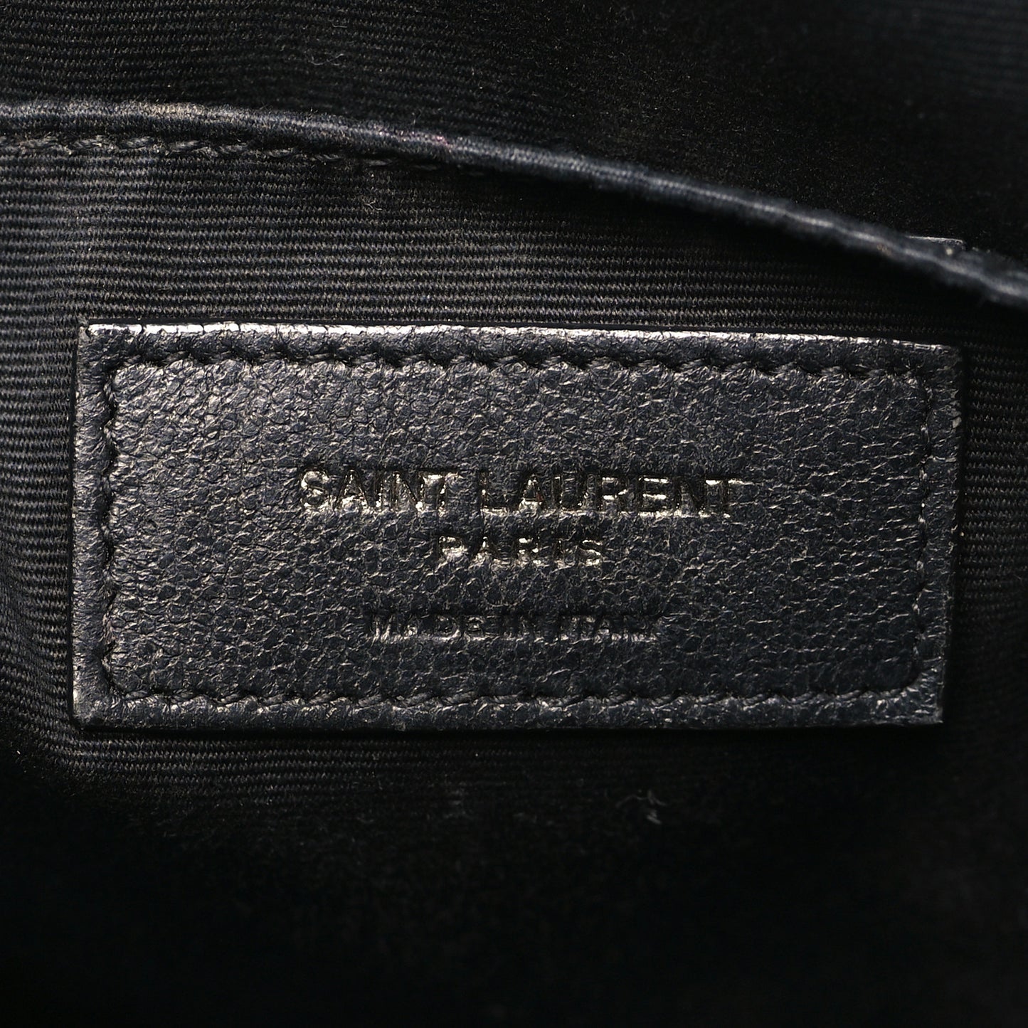 Calfskin Matelasse Monogram Monochrome Lou Camera Bag Black