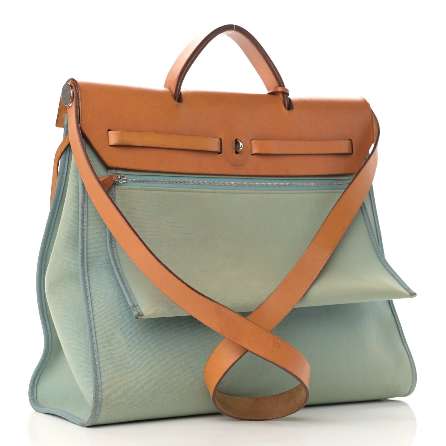 Toile Officier Barenia Herbag Zip PM 39 Ciel Natural