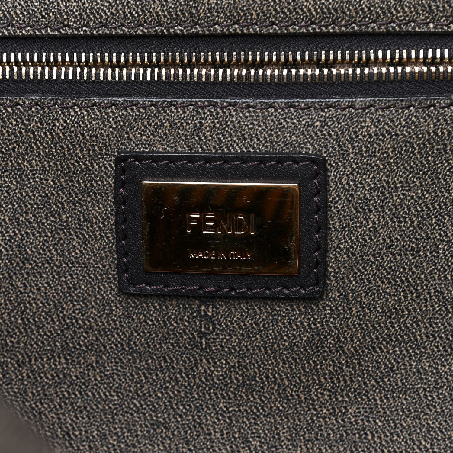 Fendi Zucca Spalmati Medium Roll Tote Tobacco Moro 6 of 11