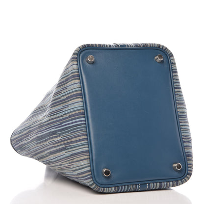 Hermes Box Vibrato Picotin PM Bleu Thalassa 4 of 12